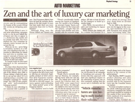 <b>Luxury Automobiles — Strategy magazine</b> image