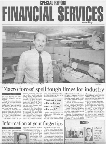 <b>Financial Services — Strategy magazine</b>