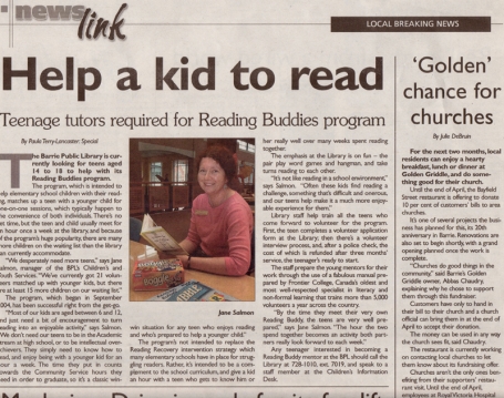 <b>Barrie Public Library — The Barrie Advance</b>