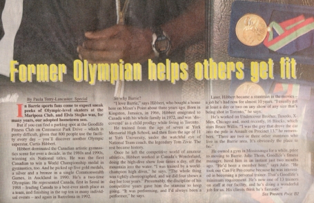 <b>Olympic Medallist — The Barrie Advance</b>