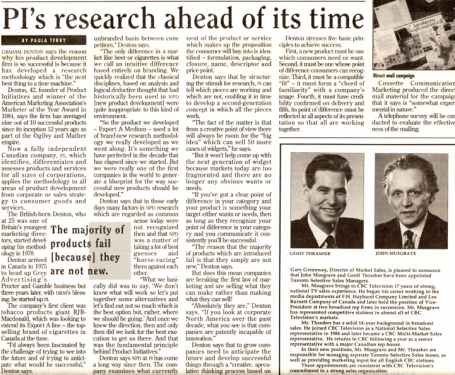 <b>New Product Development — Strategy magazine</b>